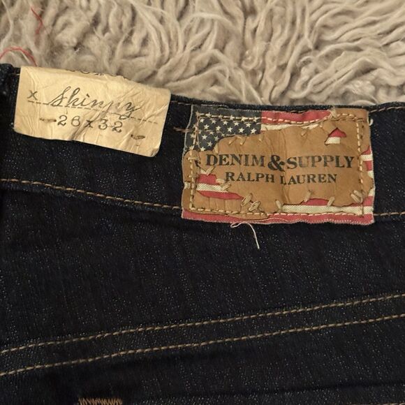 Denim & Supply Ralph Lauren Skinny Jeans Dark Wash Size 26 X 32 NWT - Picture 10 of 10